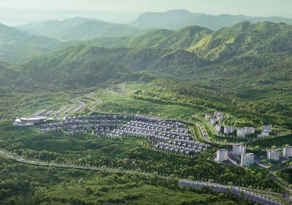 Aerial view Kota Baru Parahyangan Bandung